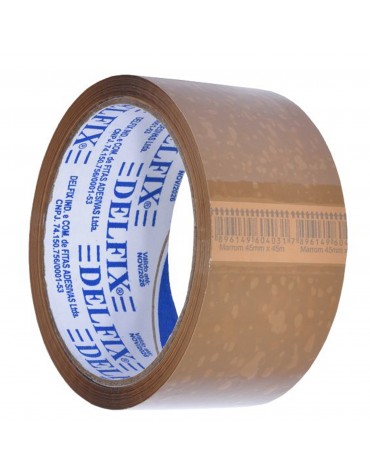 DELFIX 420 FITA PP MARROM 45MMX100M 40MICRAS